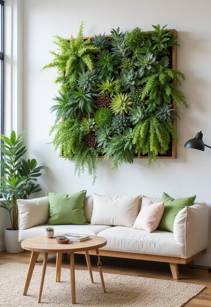 25 DIY Crafts for Home Decor Creative Ideas Using Everyday Items - 16. Faux Succulent Wall Planter