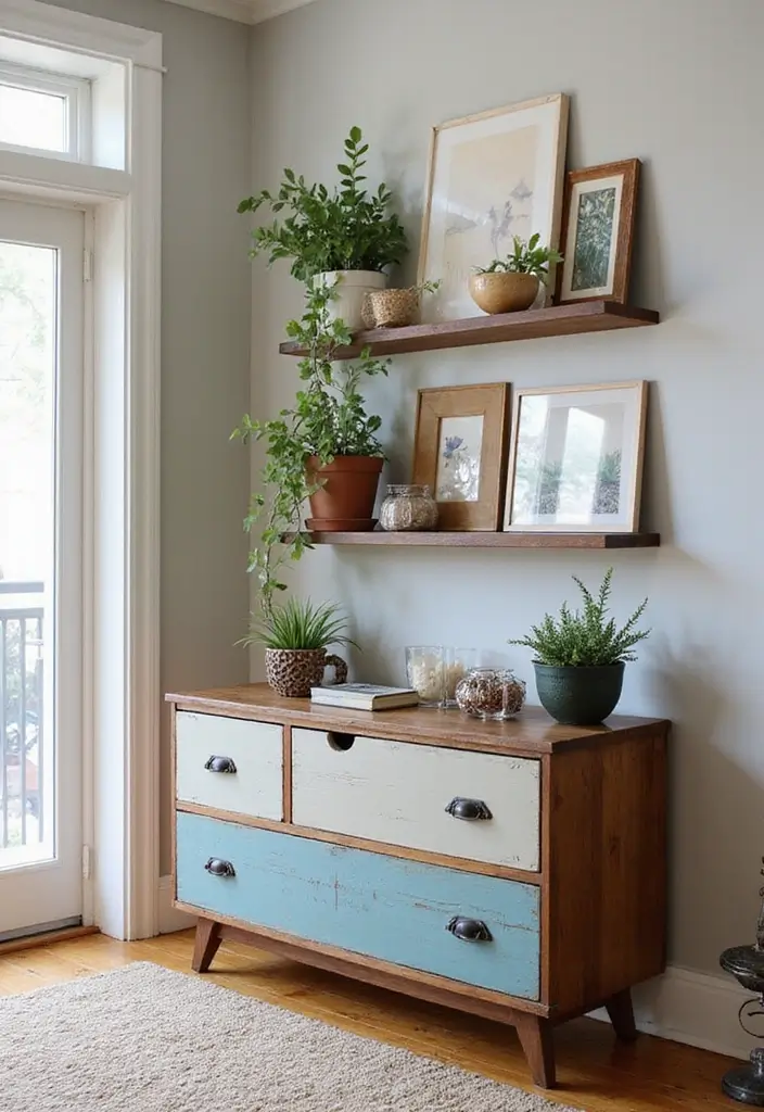 25 DIY Crafts for Home Decor Creative Ideas Using Everyday Items - 25. Upcycled Furniture Drawer Shelves