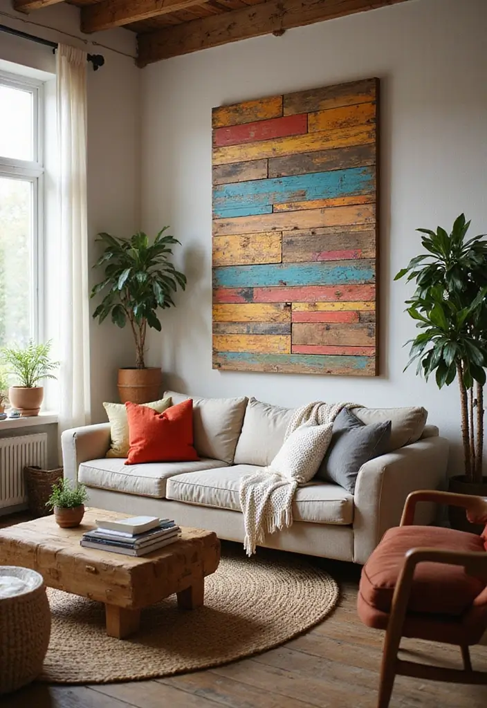 25 DIY Home Decor on a Budget Projects That Transform Any Space - 2. Pallet Wood Wall Art
