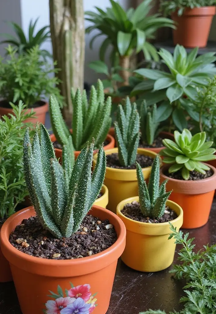 25 DIY Home Decor on a Budget Projects That Transform Any Space - 21. Painted Terracotta Pots