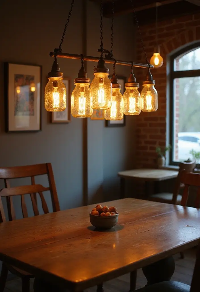 25 DIY Home Decor on a Budget Projects That Transform Any Space - 6. Mason Jar Light Fixtures