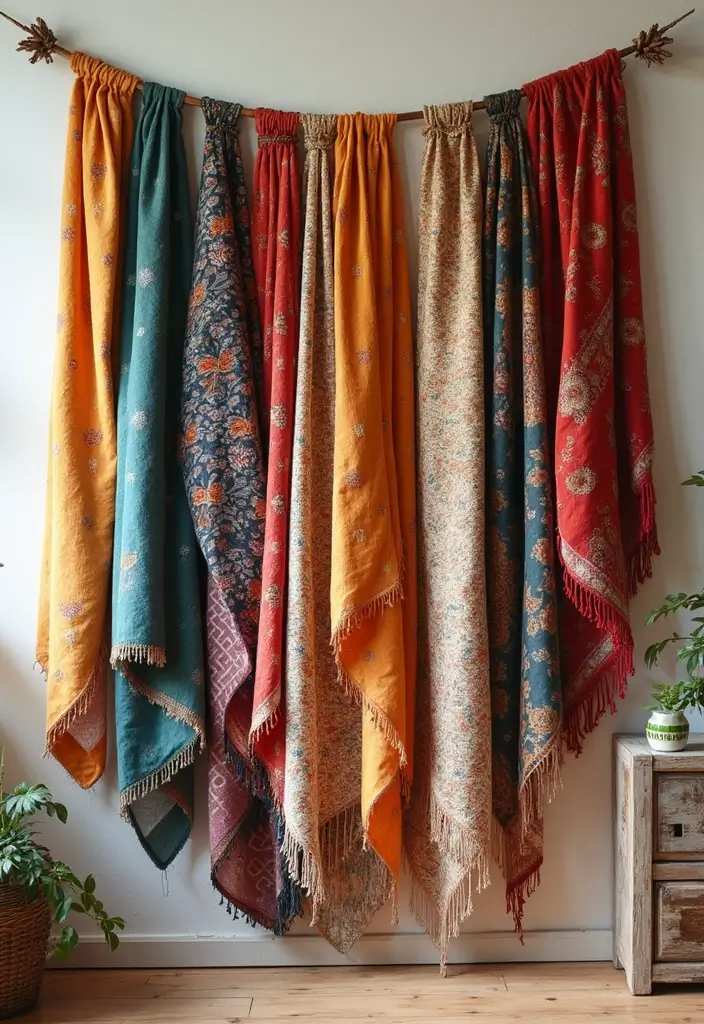 25 DIY Home Decor on a Budget Projects That Transform Any Space - 7. DIY Fabric Wall Hanging