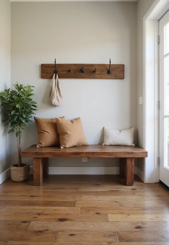 25 DIY Home Decor on a Budget Projects That Transform Any Space - 8. Reclaimed Wood Bench