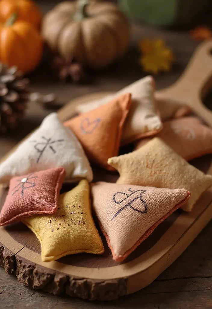 25 Fall Decor Ideas for the Home 2024 Trends Everyone's Loving - 22. Personalized Seasonal Scent Sachets