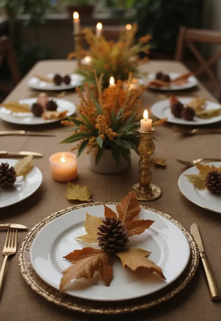 25 Fall Decor Ideas for the Home 2024 Trends Everyone's Loving - 7. Earthy Table Settings