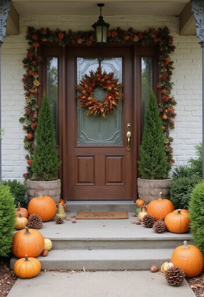25 Fall Decor Ideas for the Home Porch That Create Instant Charm - 20. Natural Elements
