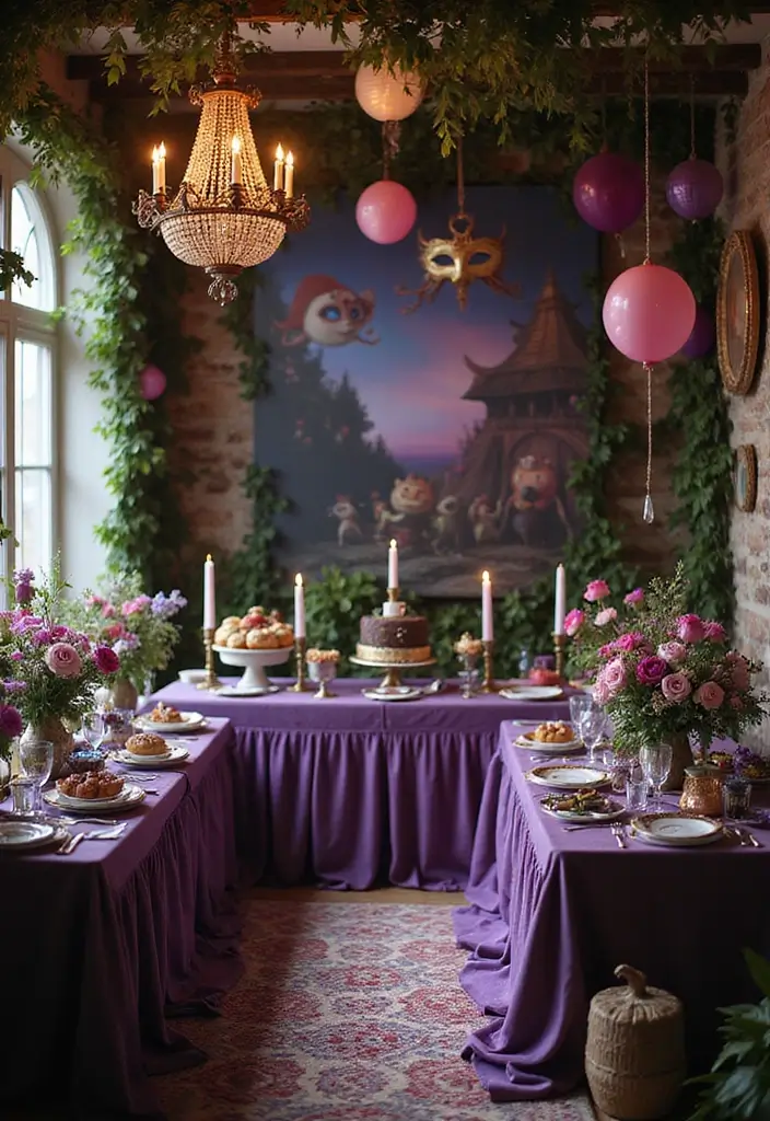 25 Home Birthday Party Ideas for Adults Decor to Impress Guests - 20. Fantasy Masquerade