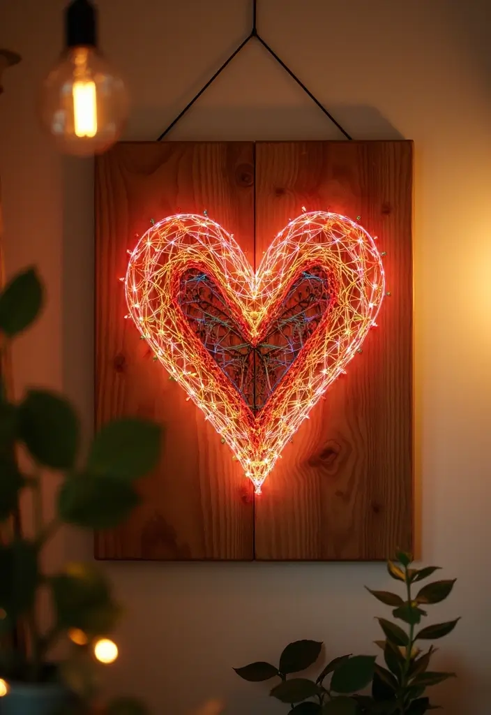 25 Home Decor DIY Ideas: Creative Crafts to Personalize Your Space - 11. DIY String Art