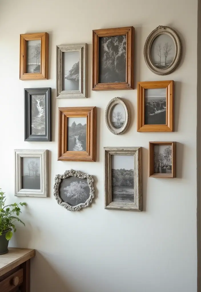 25 Home Decor DIY Ideas: Creative Crafts to Personalize Your Space - 15. Upcycled Picture Frames