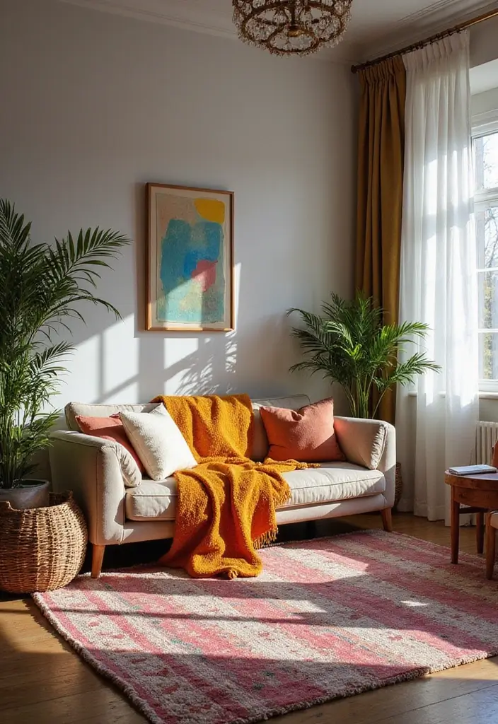 25 Home Decor Ideas Living Room Cozy Designs for Snug Nights - 1. Layered Textiles for Maximum Comfort