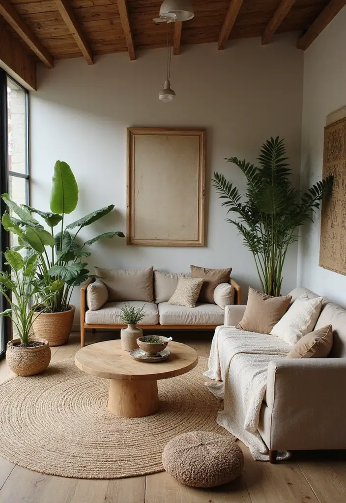 25 Home Decor Ideas Living Room Cozy Designs for Snug Nights - 22. Cozy Outdoor-Inspired Decor