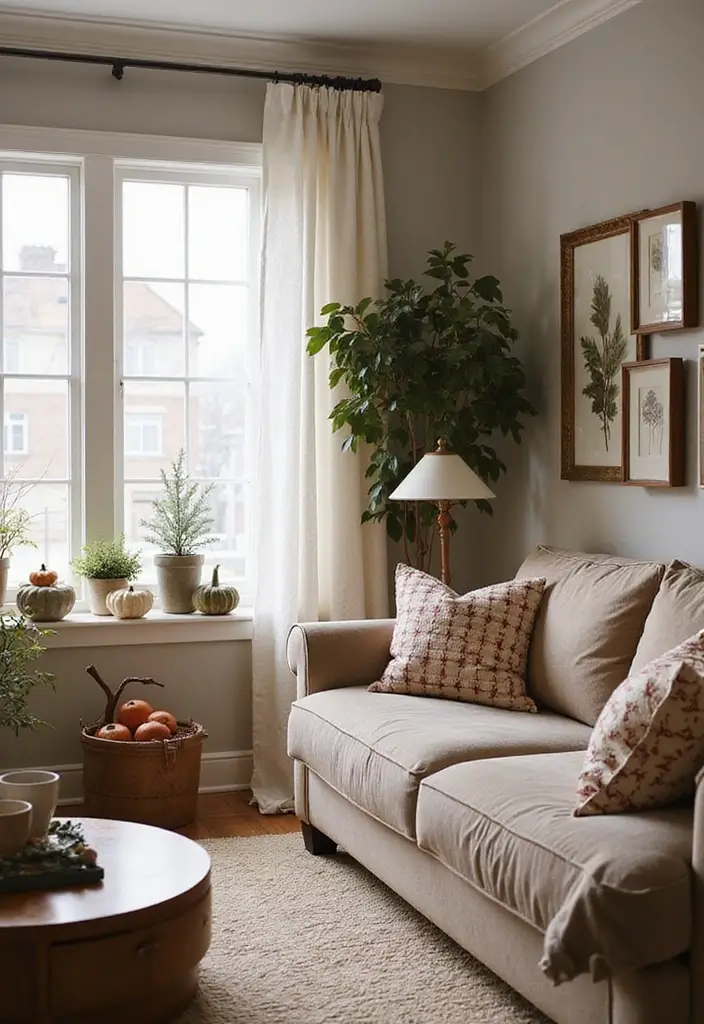 25 Home Decor Ideas Living Room Cozy Designs for Snug Nights - 24. Seasonal Decor Changes