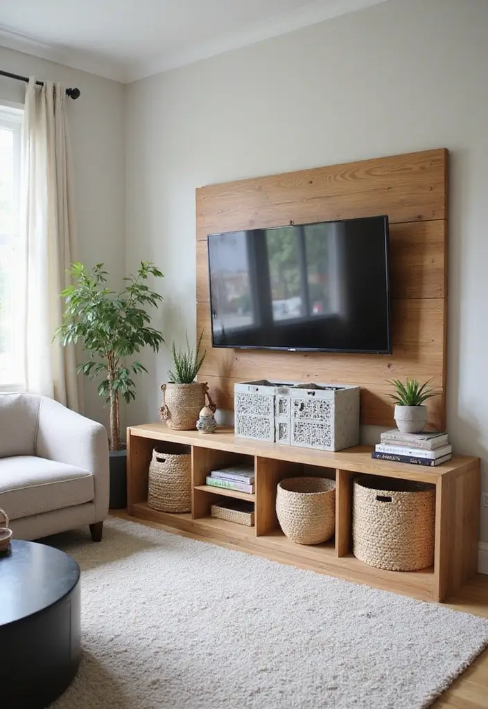 25 Home Decor Ideas Living Room Modern Looks for Stylish Homes - 14. Stylish Storage Solutions