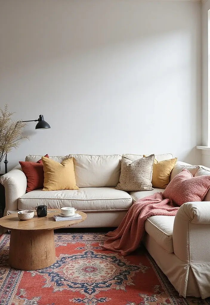 25 Home Decor Ideas Living Room Modern Looks for Stylish Homes - 16. Incorporate Textiles