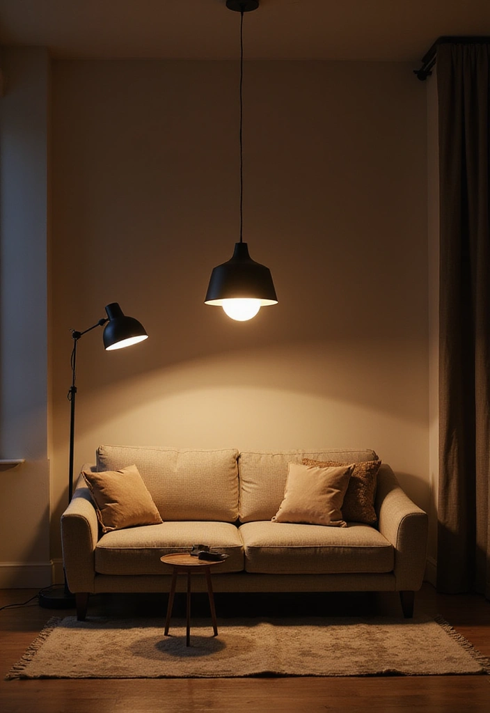 25 Home Decor Ideas Living Room Modern Looks for Stylish Homes - 4. Statement Lighting