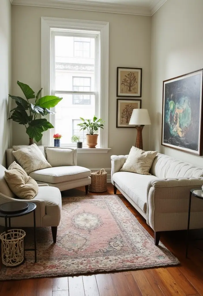 25 Home Decor Ideas Living Room Small Space Tricks That Work - 22. Create Zones for Activities