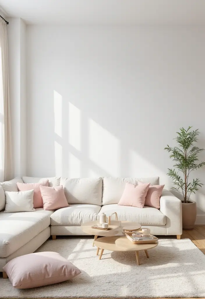 25 Home Decor Ideas Living Room Small Space Tricks That Work - 3. Opt for Light Color Palettes