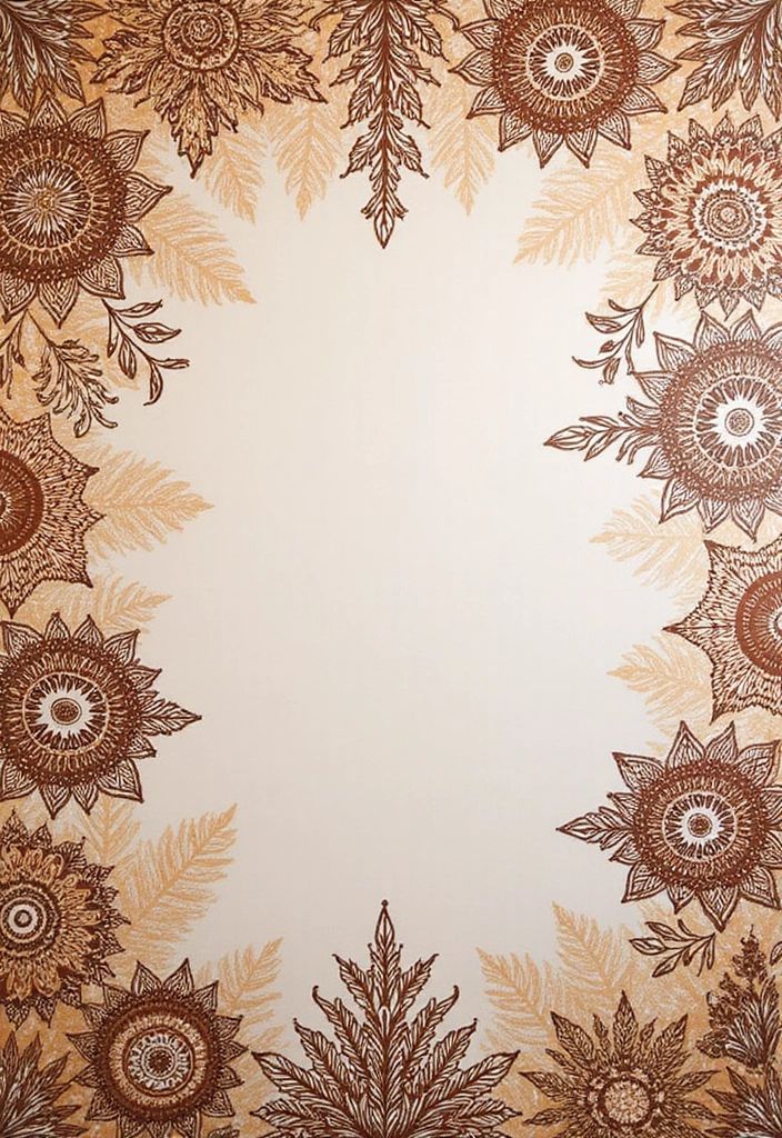 25 Mehendi Function Decor at Home Simple and Beautiful Concepts - 7. Mehendi-Inspired Backdrop