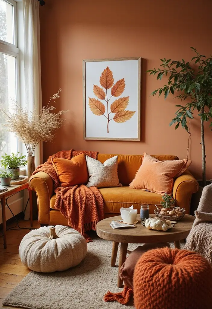 25 Simple Fall Decor Ideas for the Home That Feel Warm and Inviting - 1. Warm Color Palettes