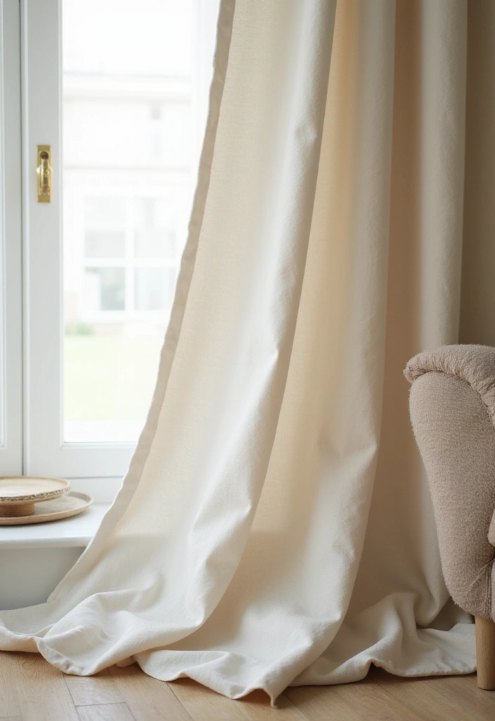27 Curtains Living Room Modern Home Decor That Upgrade Your Space - 1. Organic Cotton Curtains