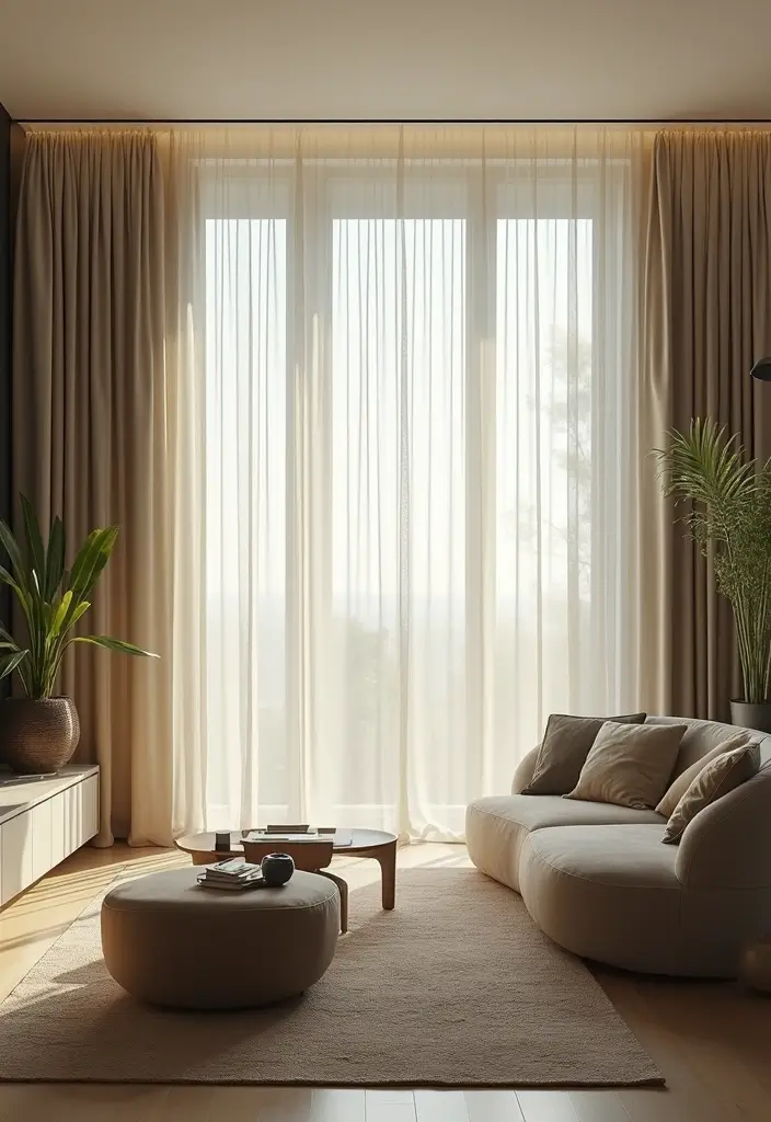 27 Curtains Living Room Modern Home Decor That Upgrade Your Space - 21. Algae-Based Curtains