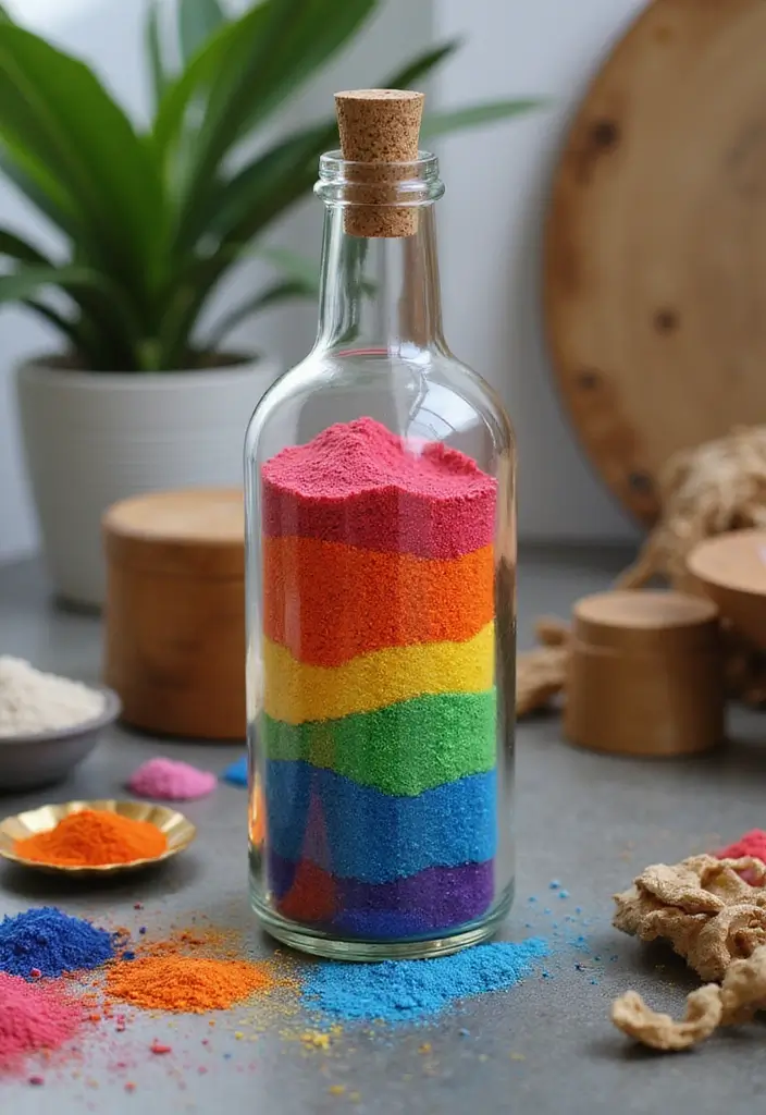 27 DIY Glass Bottle Crafts Ideas Home Decor That Look Expensive - 24. Glass Bottle Sand Art
