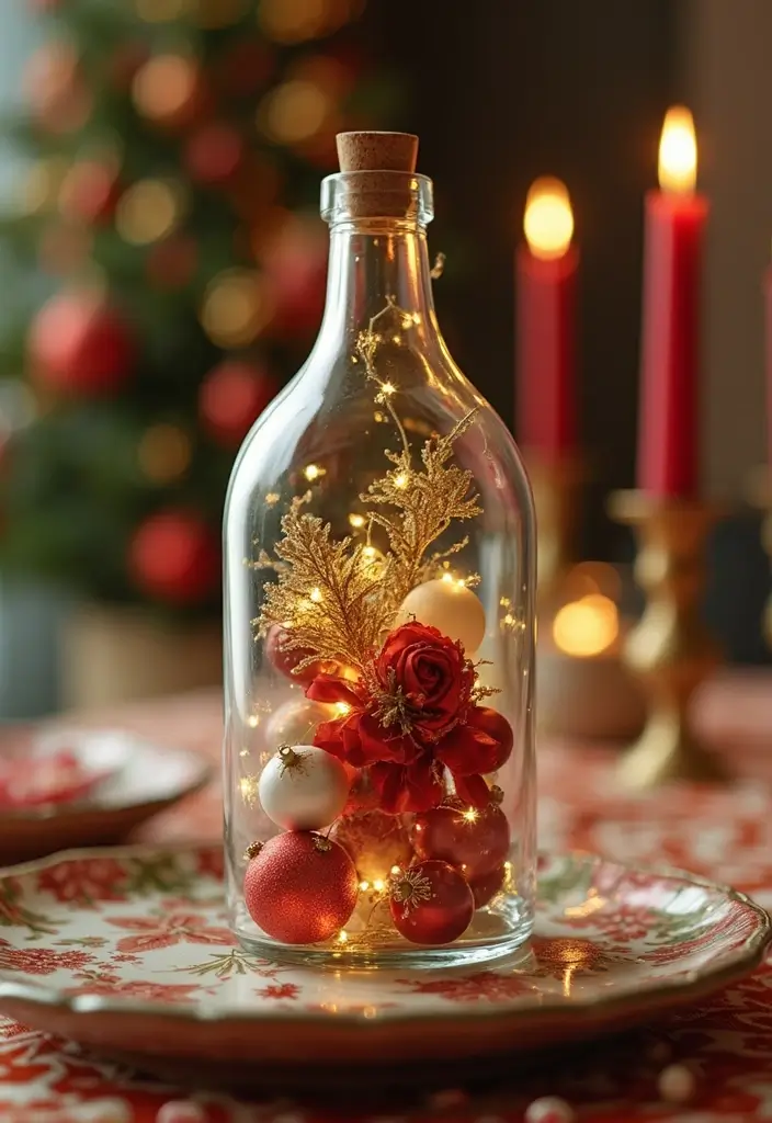 27 DIY Glass Bottle Crafts Ideas Home Decor That Look Expensive - 26. Glass Bottle Gift Wrapping