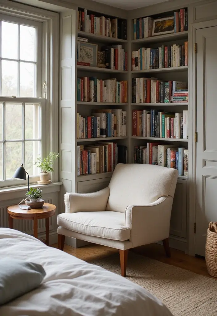 27 DIY Home Decor Easy Bedroom Craft Ideas for a Relaxing Vibe - 22. DIY Book Nook