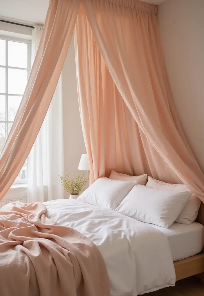 27 DIY Home Decor Easy Bedroom Craft Ideas for a Relaxing Vibe - 3. DIY Bed Canopy