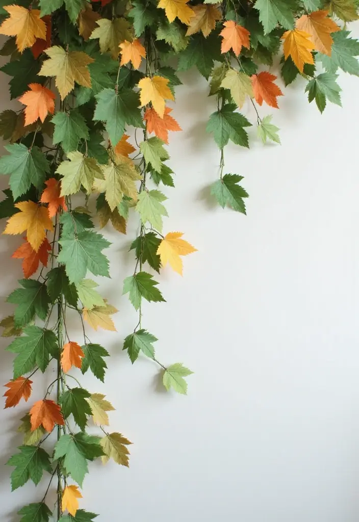27 DIY Paper Crafts Decoration Wall Art Home Decor You Can Make Today - 8. Paper Leaves Wall Décor