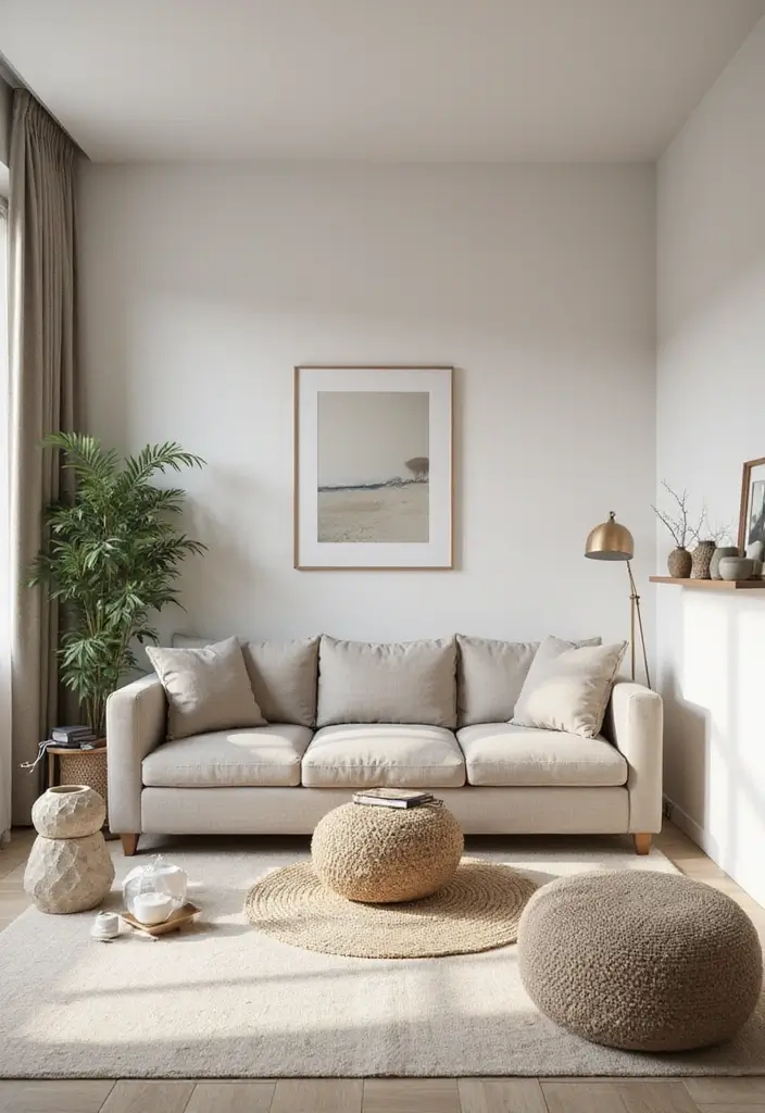 27 Decor Home Living Room Small Spaces Layouts That Feel Open - 16. Neutralizing Clutter