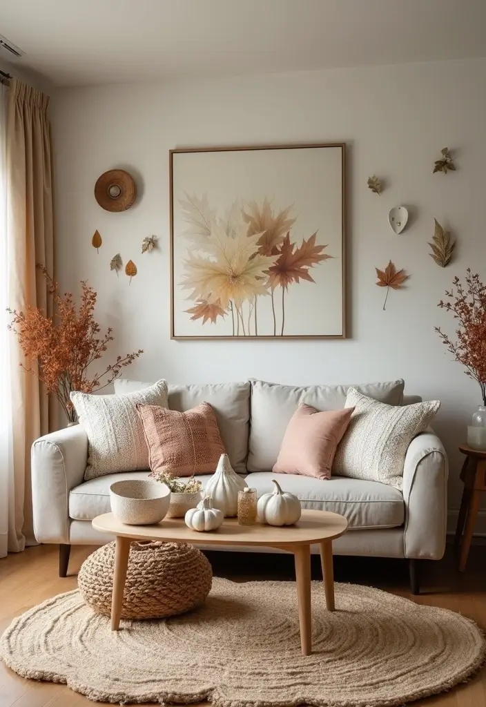 27 Decor Home Living Room Small Spaces Layouts That Feel Open - 24. Seasonal Decor Rotation