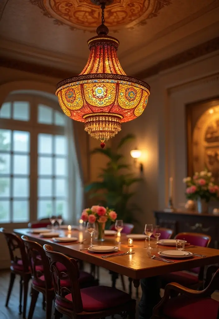 27 Ethnic Home Decor Indian Interior Design with Traditional Touches - 15. Indian-inspired Chandeliers