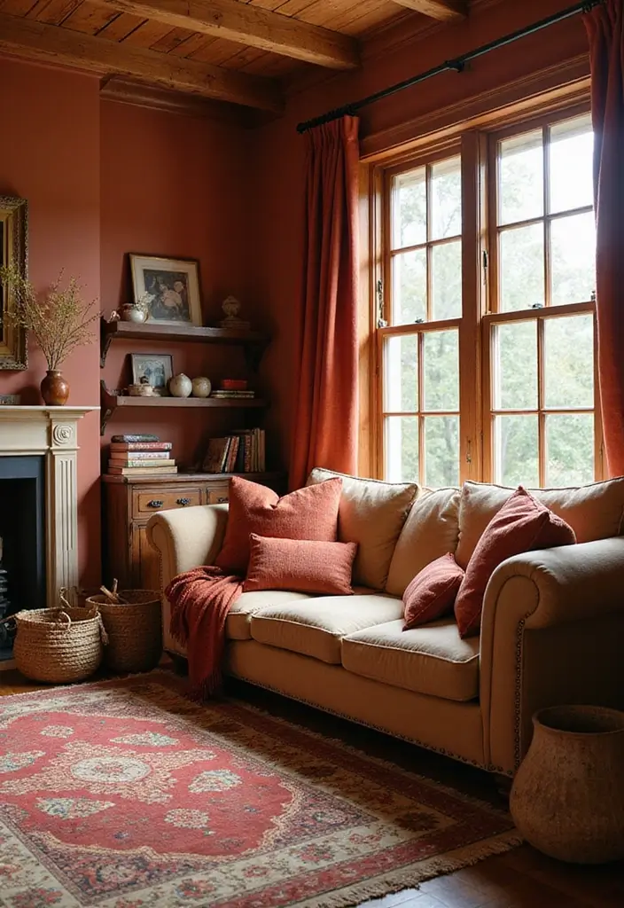 27 Fall Decor Ideas for the Home Farmhouse Style That Feels Timeless - 4. Warm Color Schemes