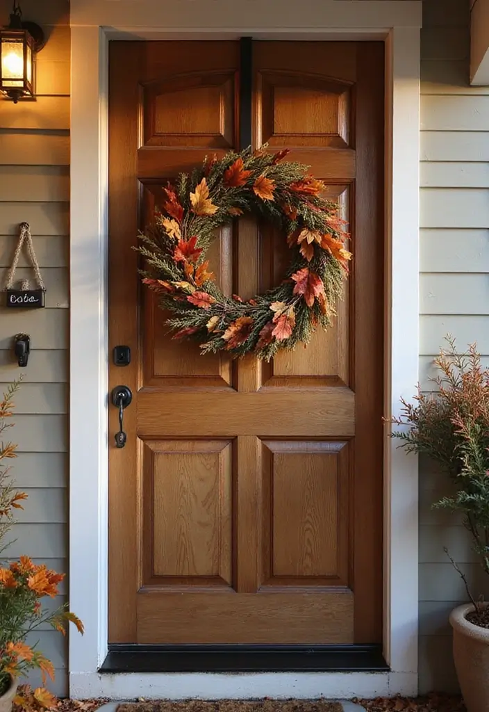 27 Fall Decor Ideas for the Home Farmhouse Style That Feels Timeless - 6. Fall Wreaths