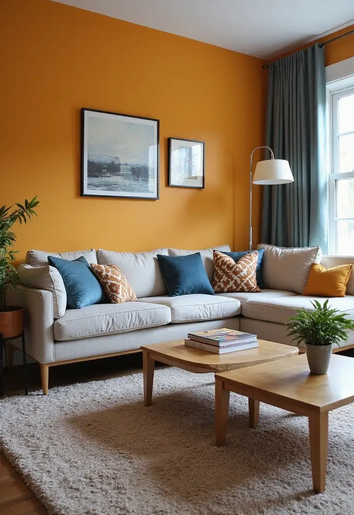 27 Home Decor Ideas Living Room Apartment Style for Urban Living - 24. Accent Walls