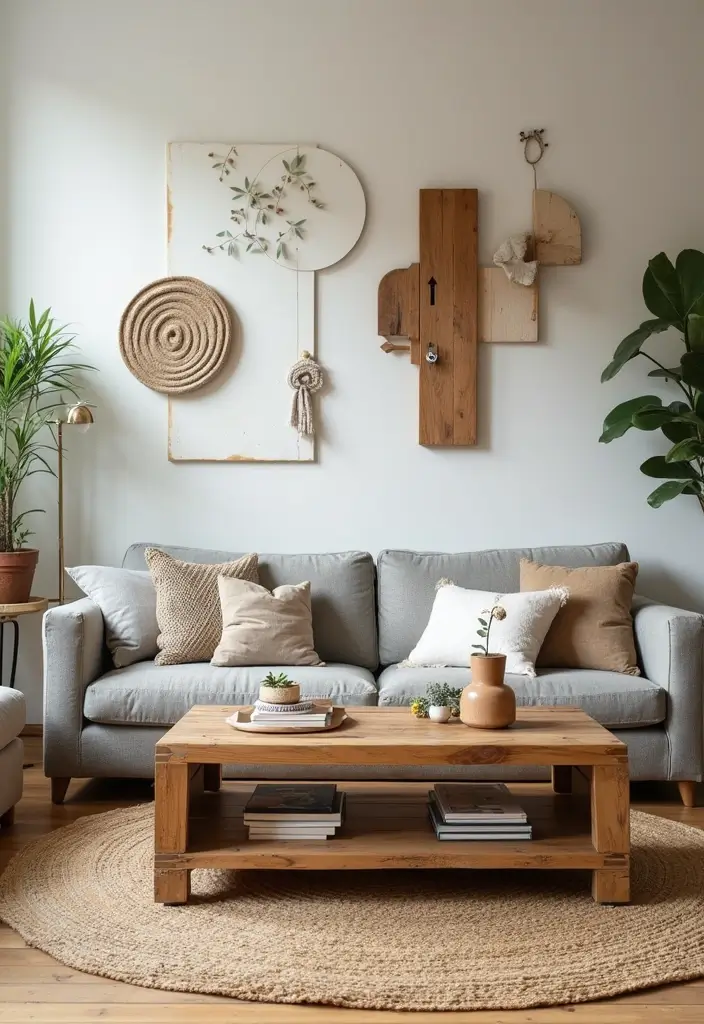 27 Home Decor Ideas Living Room Farmhouse Looks to Warm Your Heart - 18. DIY Decor Projects