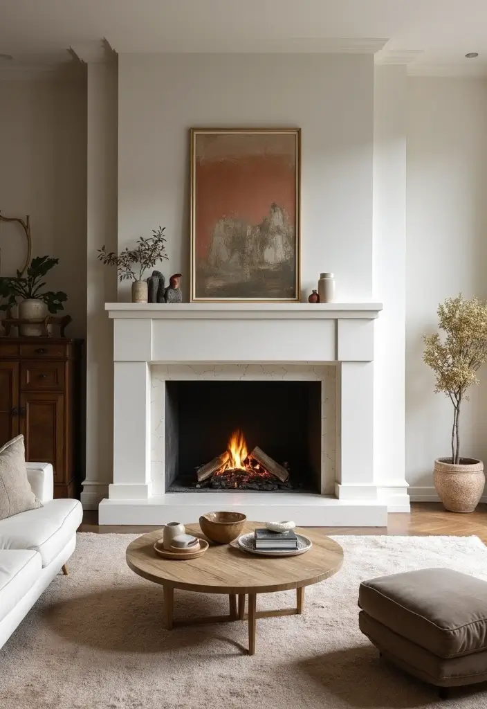 27 Home Decor Ideas Living Room Farmhouse Looks to Warm Your Heart - 21. Create a Focal Point