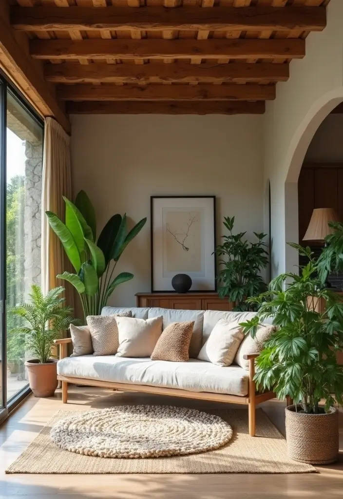 27 Home Decor Ideas Living Room Farmhouse Looks to Warm Your Heart - 6. Natural Elements