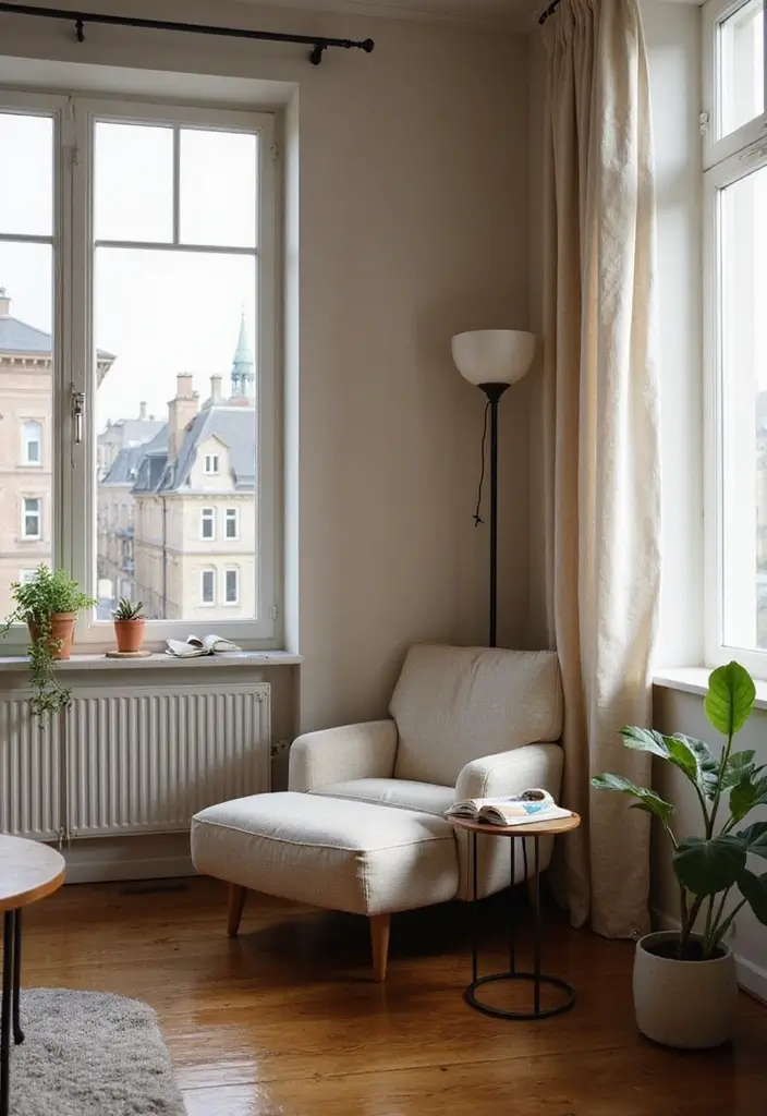 27 Home Decor Ideas for Apartment Small Spaces with Smart Layouts - 15. Cozy Reading Nooks