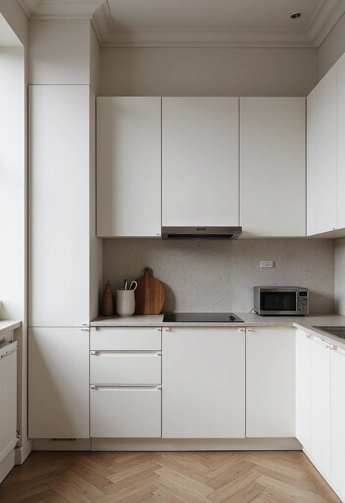 27 Home Decor Ideas for Apartment Small Spaces with Smart Layouts - 7. Compact Kitchen Designs