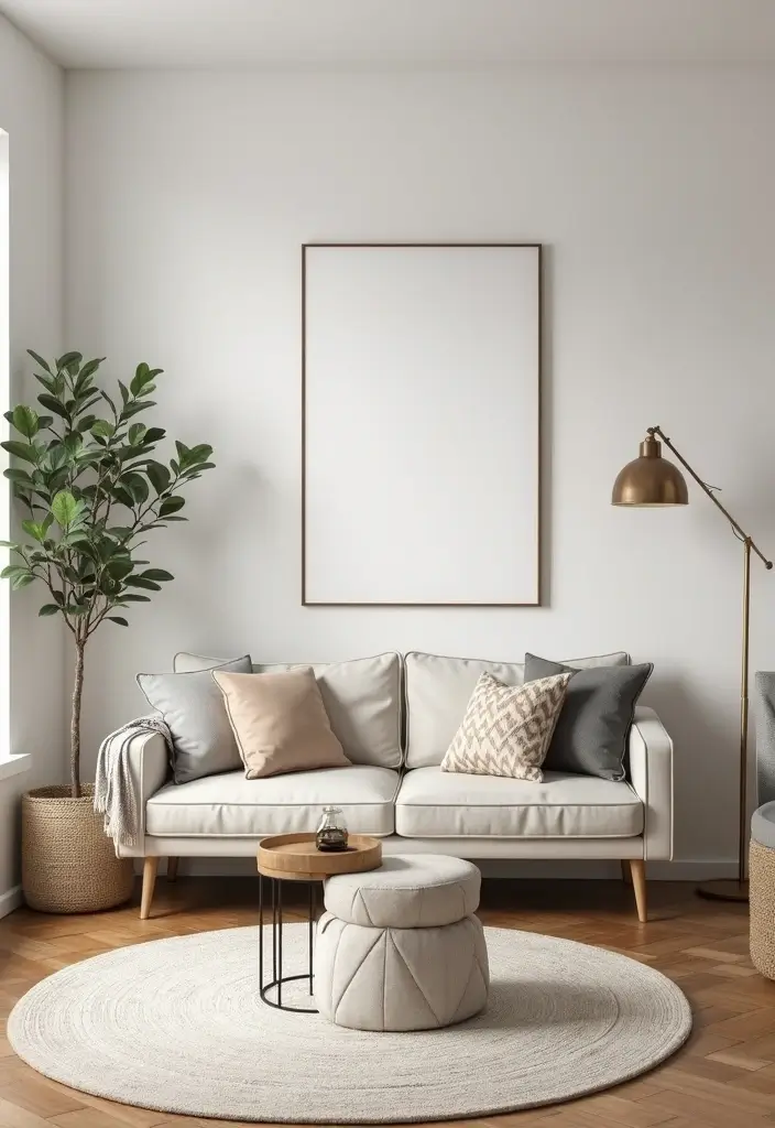 27 Home Decor Ideas for Living Room Cozy Small Spaces: Tiny House Inspirations - 10. Minimalist Décor