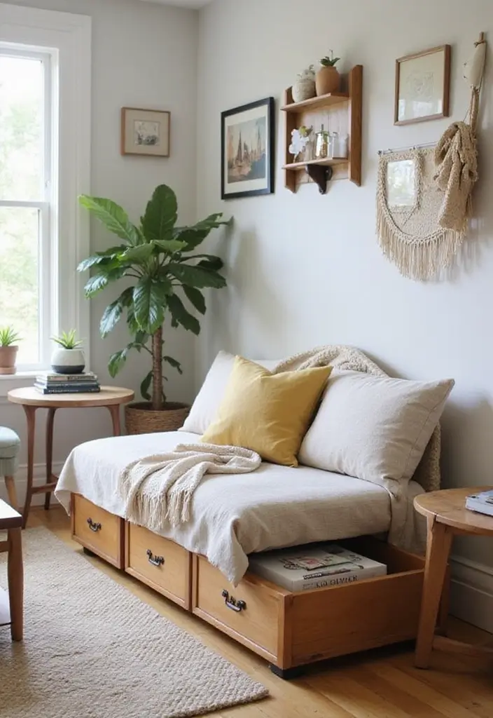 27 Home Decor Ideas for Living Room Cozy Small Spaces: Tiny House Inspirations - 16. Space-Saving Solutions