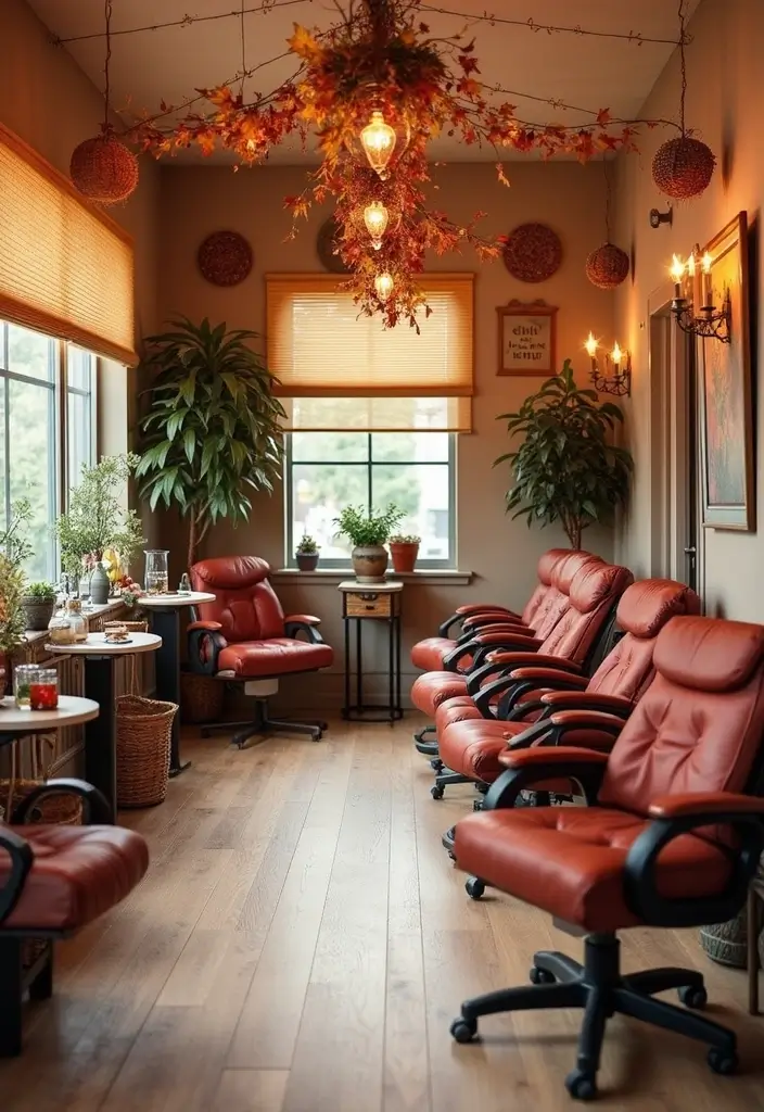 27 Nail Salon Decor Small at Home Ideas for a Professional Feel - 16. Seasonal Decor Changes
