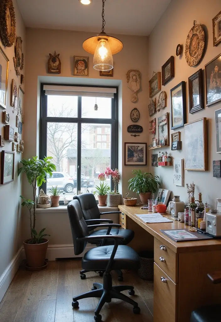 27 Nail Salon Decor Small at Home Ideas for a Professional Feel - 17. Infuse Personal Style