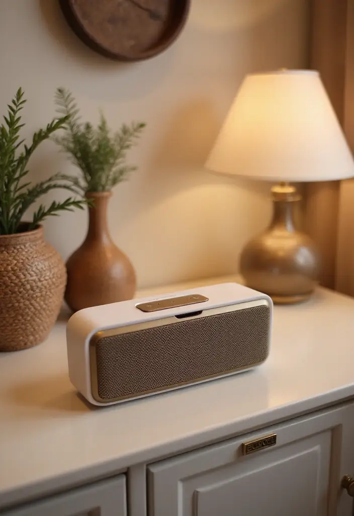 27 Nail Salon Decor Small at Home Ideas for a Professional Feel - 18. Soundscapes and Music