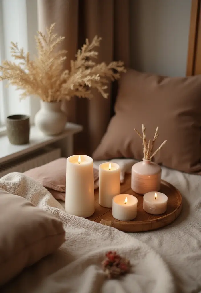 27 Nail Salon Decor Small at Home Ideas for a Professional Feel - 19. Scented Elements for Ambiance