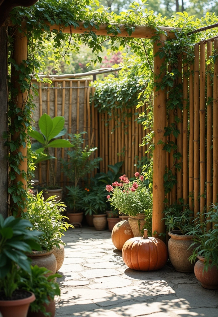 28 Fall Decor Ideas for the Home Outdoor Looks to Welcome Autumn - 24. Eco-Friendly Fencing