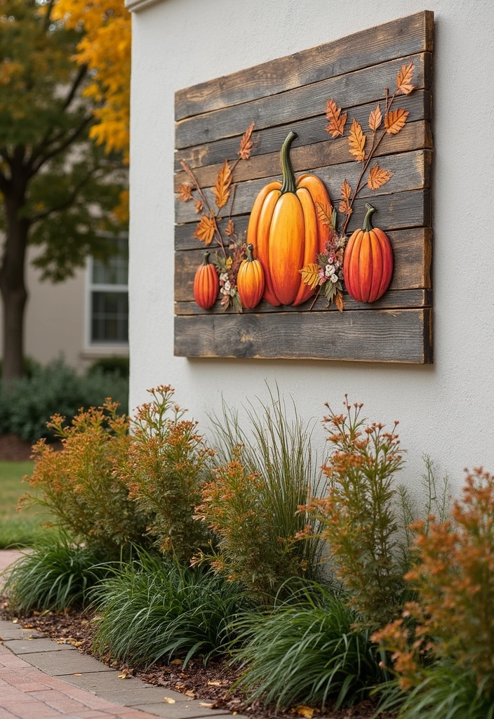 28 Fall Decor Ideas for the Home Outdoor Looks to Welcome Autumn - 27. Fall-Themed Wall Art