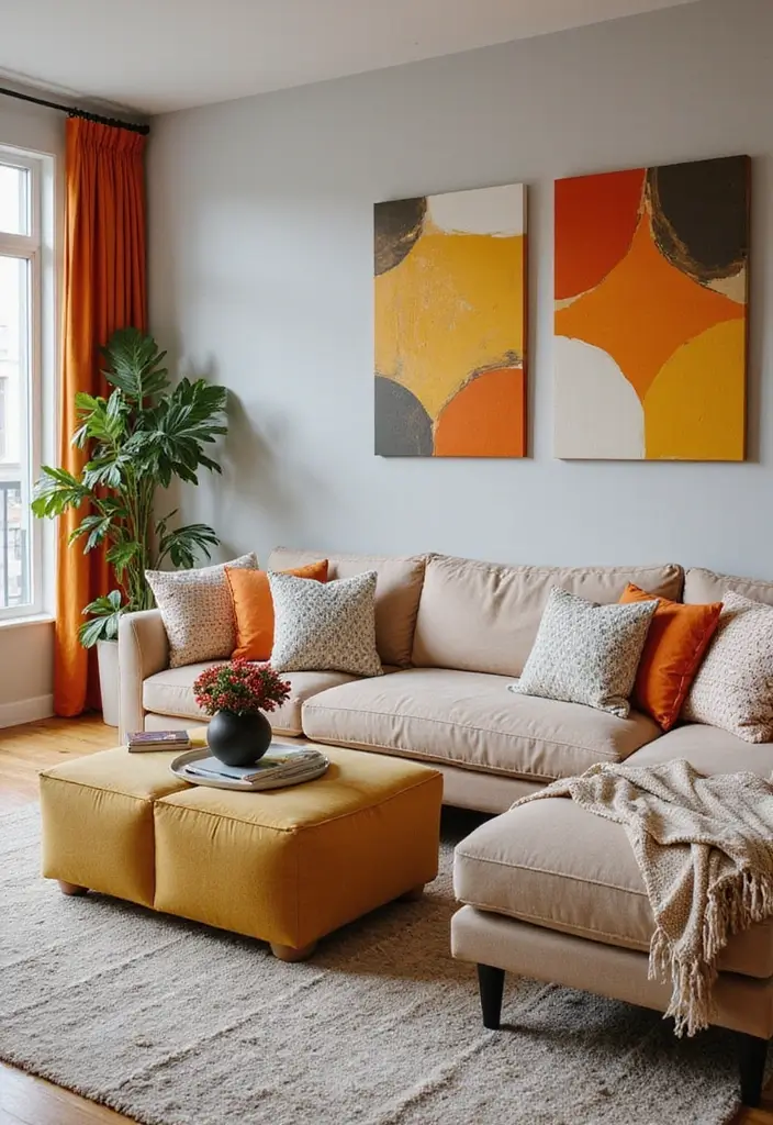 28 Home Decor Ideas Living Room on a Budget That Look Luxurious - 13. Painted Accent Walls